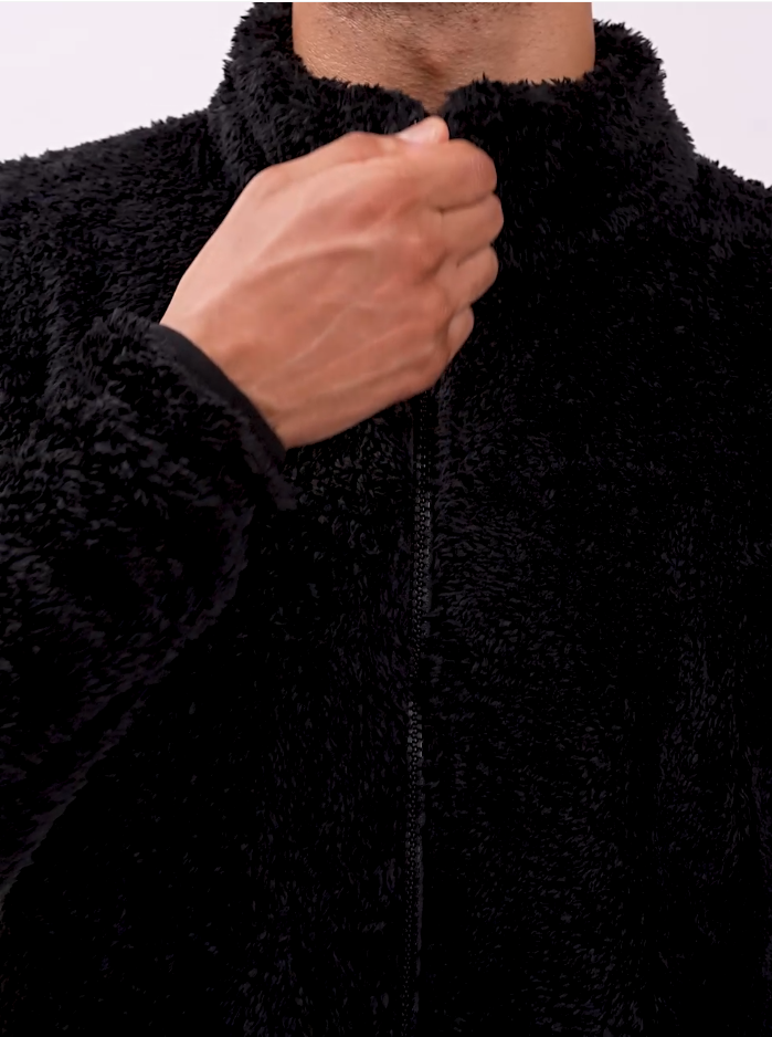 Invincible Men's Double Sherpa Jacket