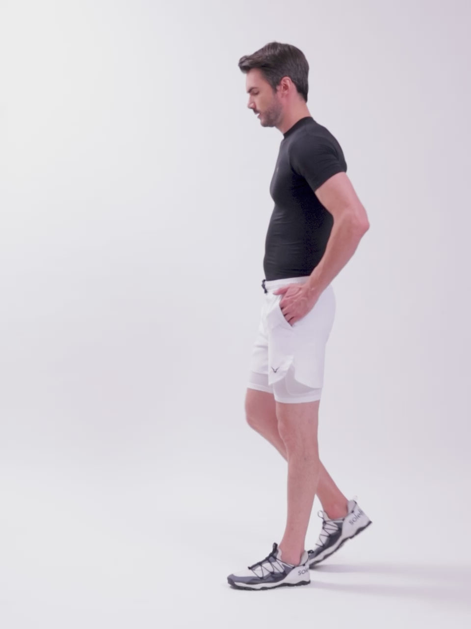 Invincible Men's Double Layered Shorts
