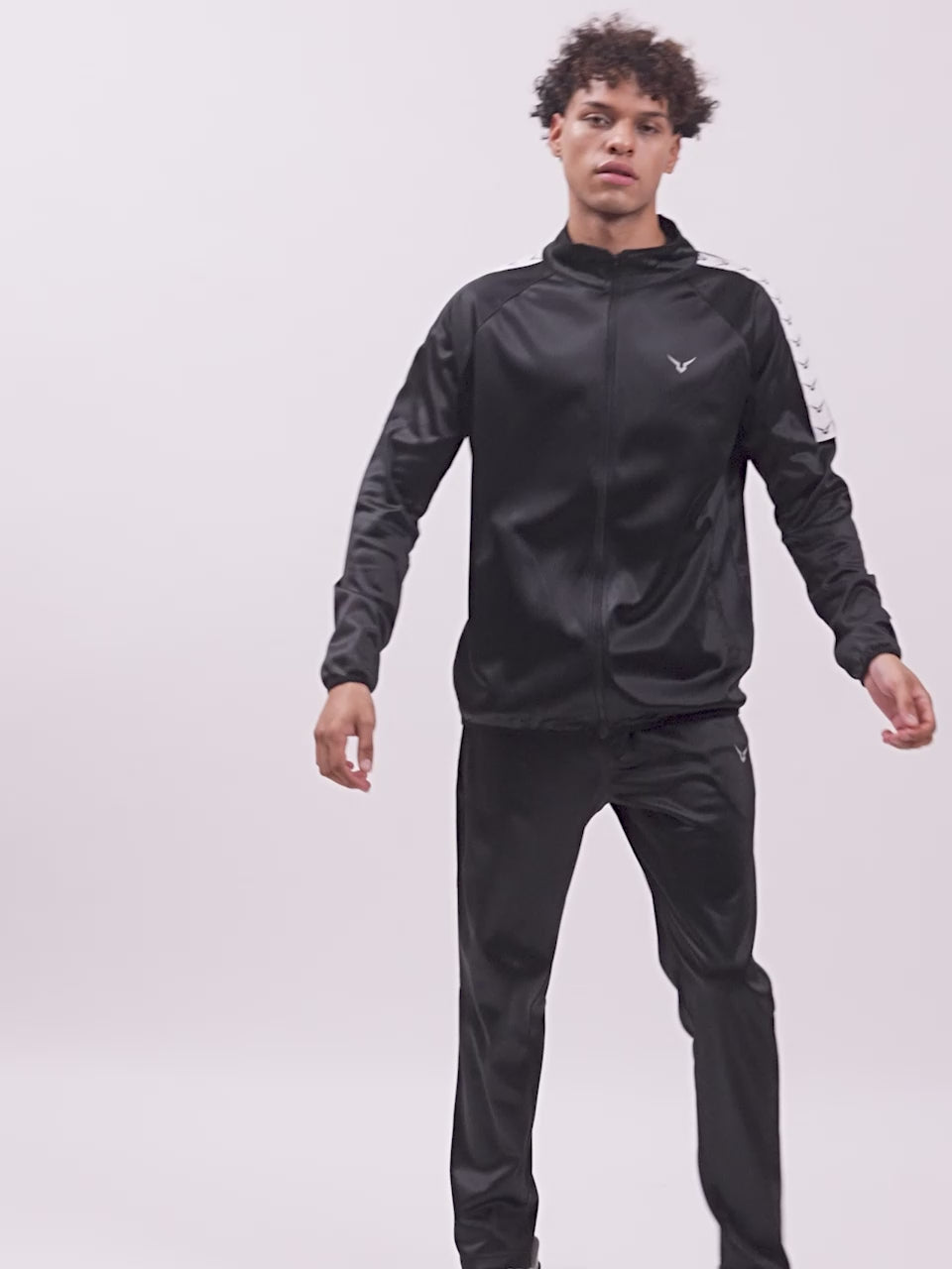 Invincible Men’s Poly Classic Warm Up Tracksuit