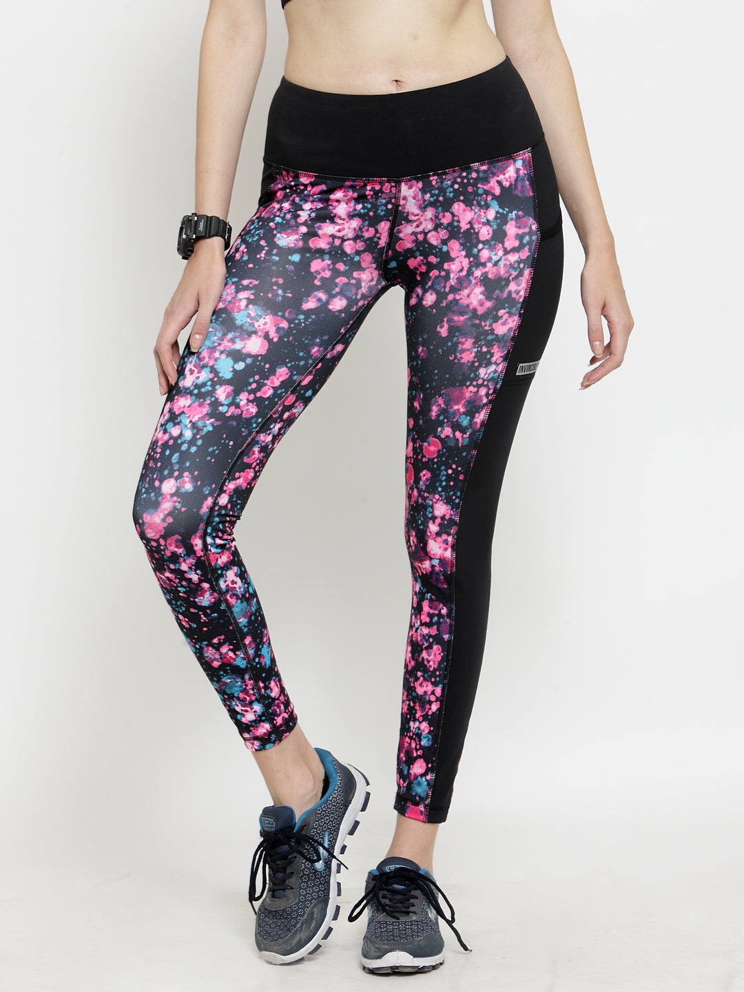 Invincible Women’s Bubbles Print Sports Luxe Leggings