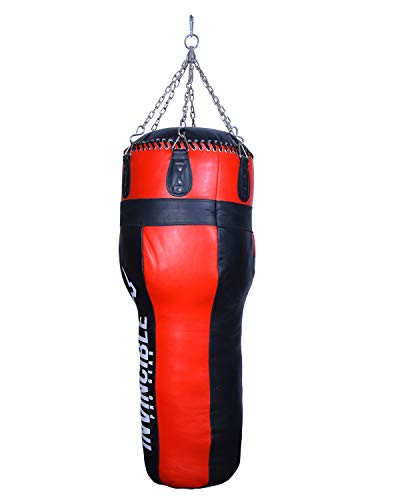 Invincible Heavy Duty Leather Angle Filled Boxing Bag