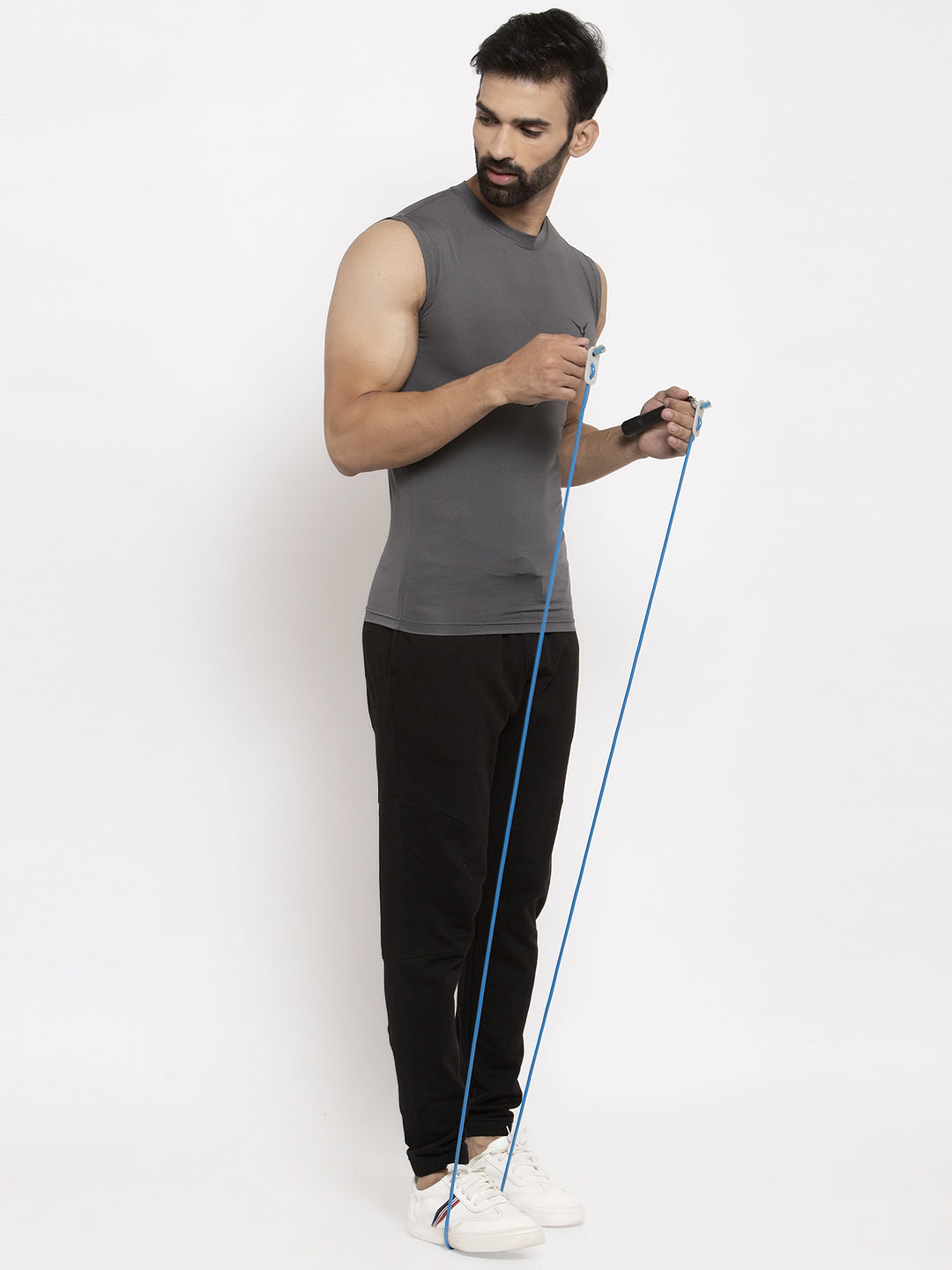 Invincible Men’s Compress Base Layer Sleeve Less Tee