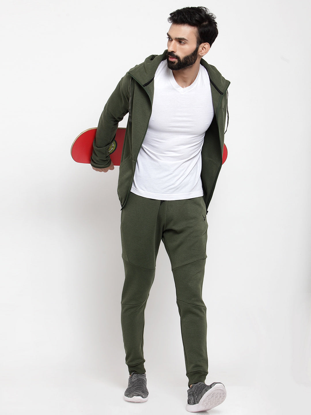 Invincible Men's Athleisure Tech Fleece Premium Tracksuit