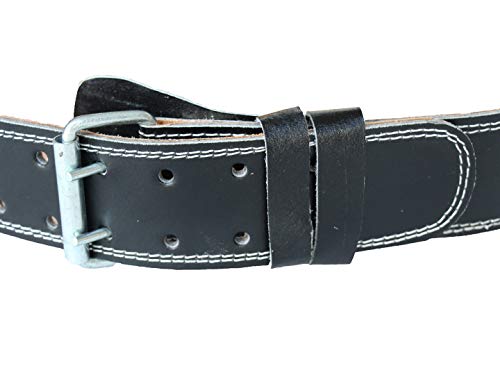 Invincible Weight Lifting Leather Belt 6”