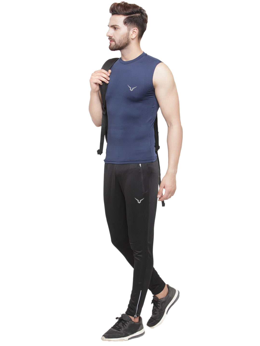 Invincible Men’s Compress Base Layer Sleeve Less Tee