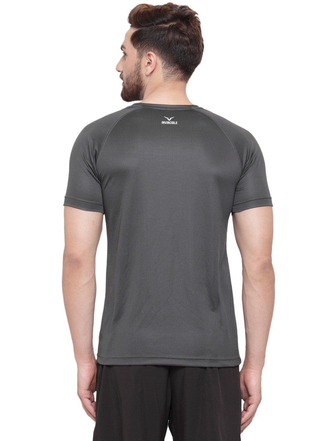 Invincible Men's Solid Training T-Shirt