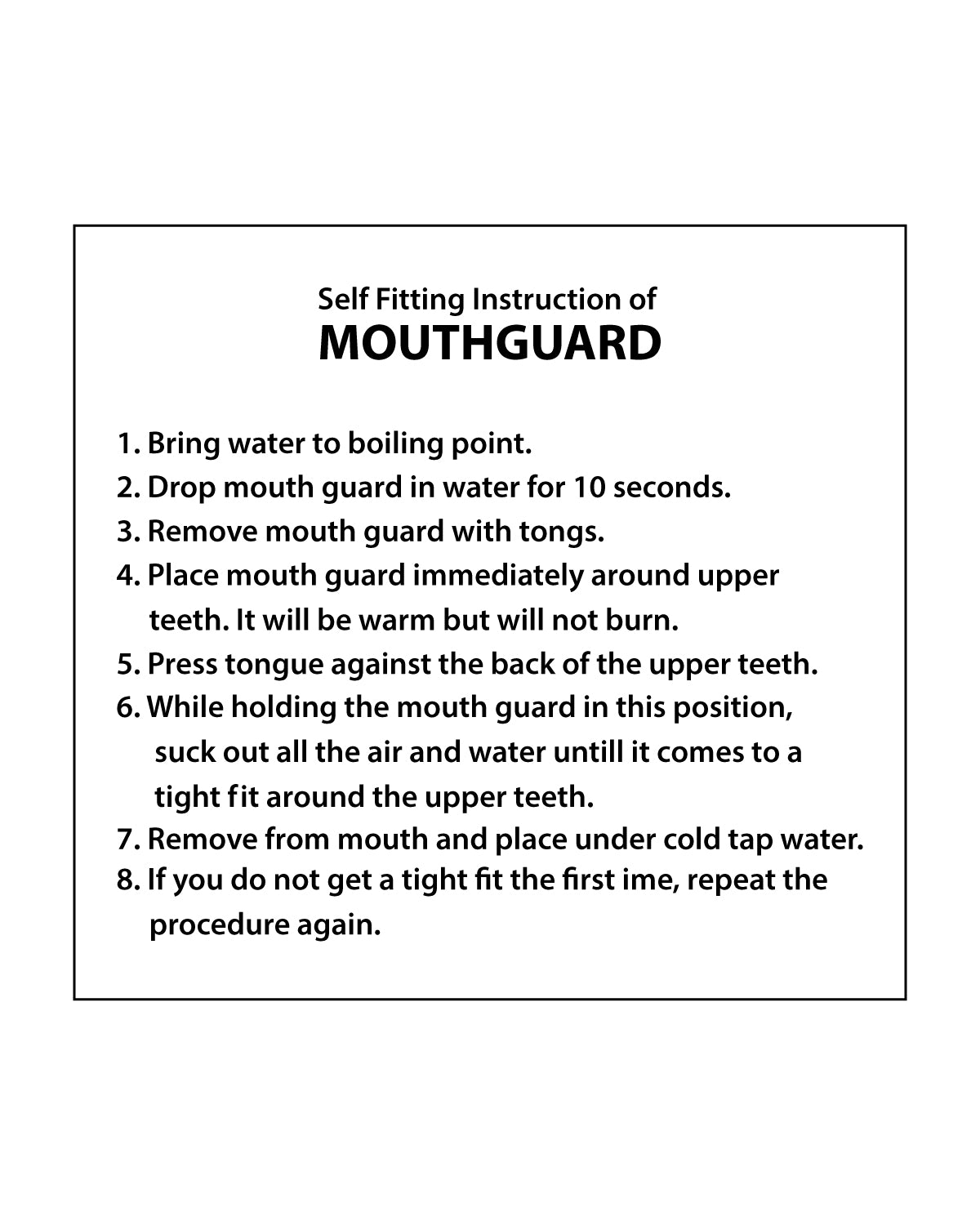 Invincible Super Style Mouth Guard