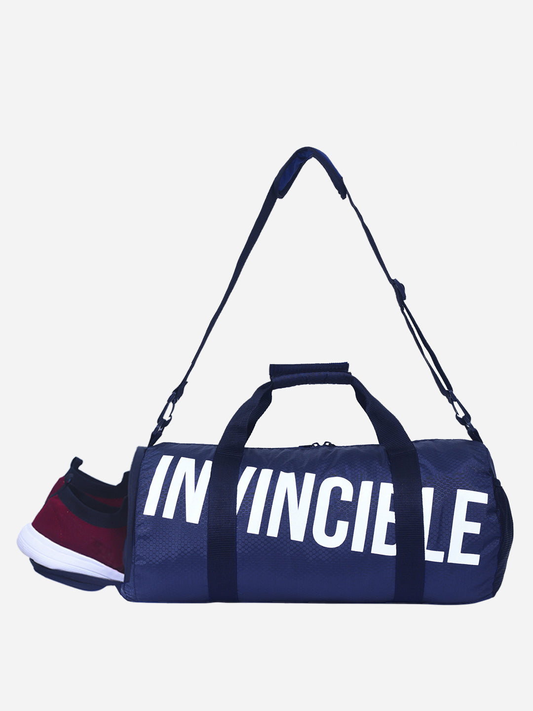 Invincible Classic Duffel Gym Bag, 27 Ltrs Unisex Shoulder Sports Bag with Extra Shoe Compartment