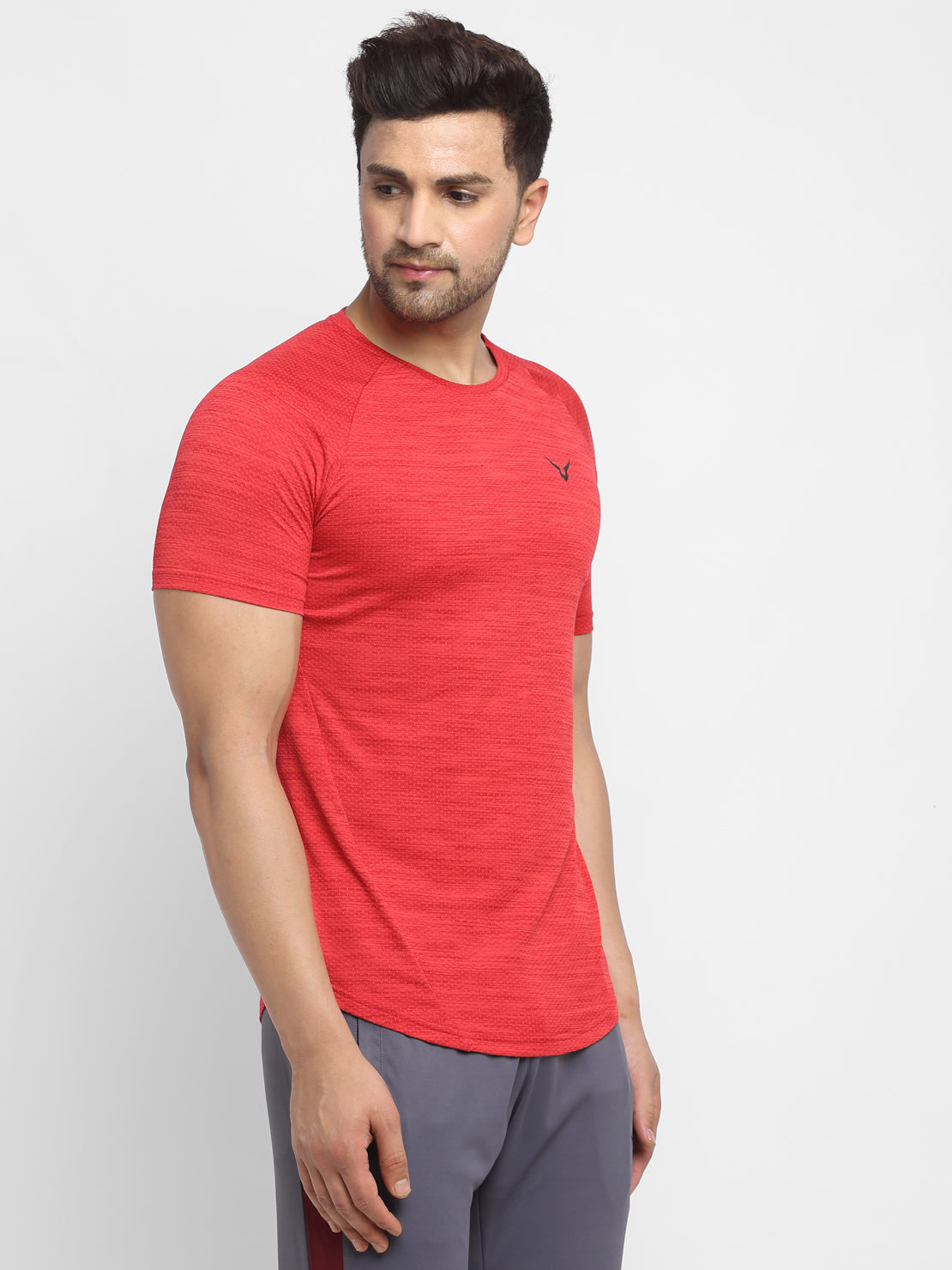 Invincible Men’s Fitness Jacquard Tee