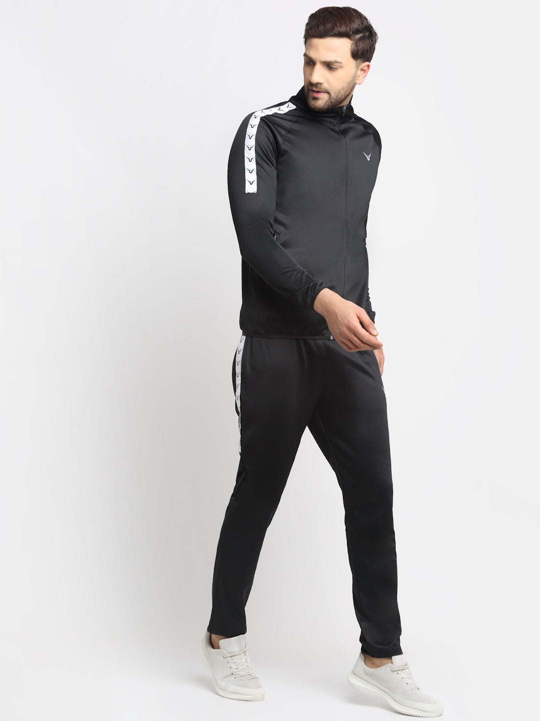 Invincible Men’s Poly Classic Warm Up Tracksuit