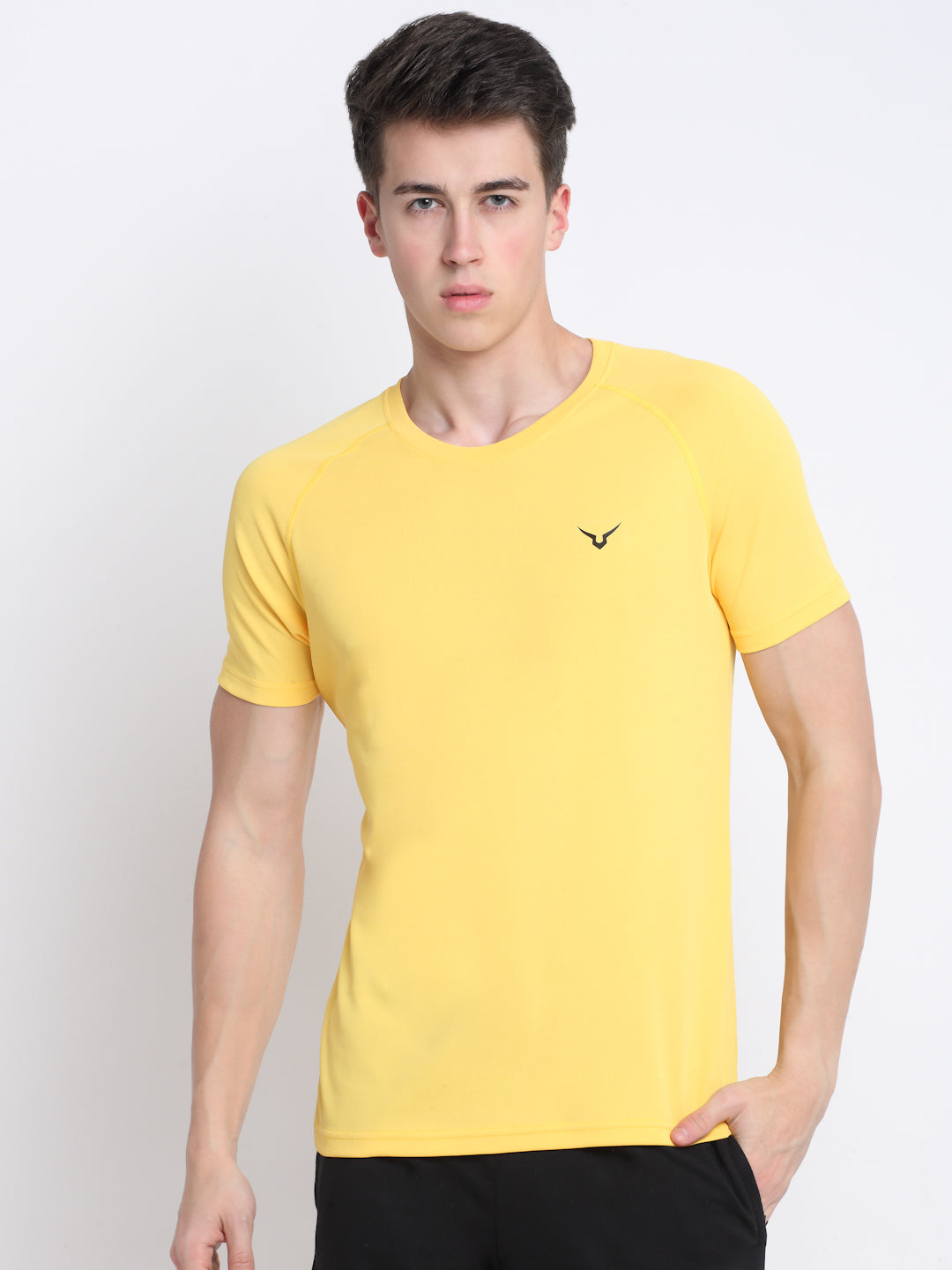 Invincible Men's Solid Training T-Shirt