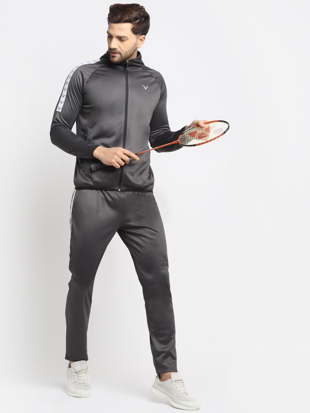 Invincible Men’s Poly Classic Warm Up Tracksuit