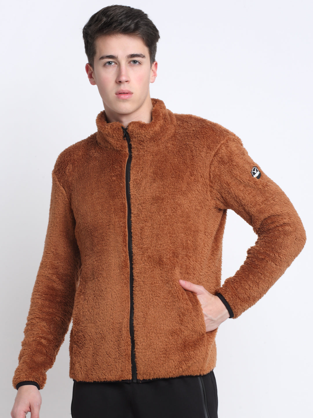 Invincible Men's Double Sherpa Jacket