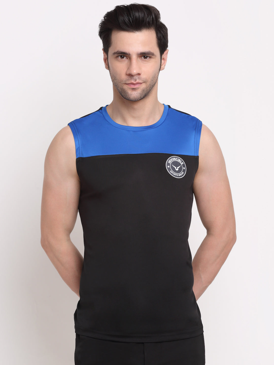 Invincible Men's Color Block Sleeveless Tee