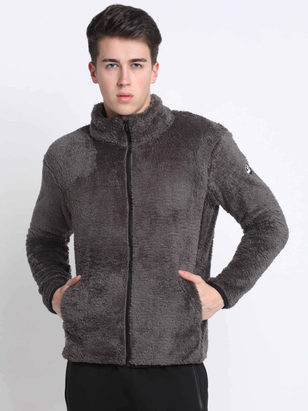 Invincible Men's Double Sherpa Jacket
