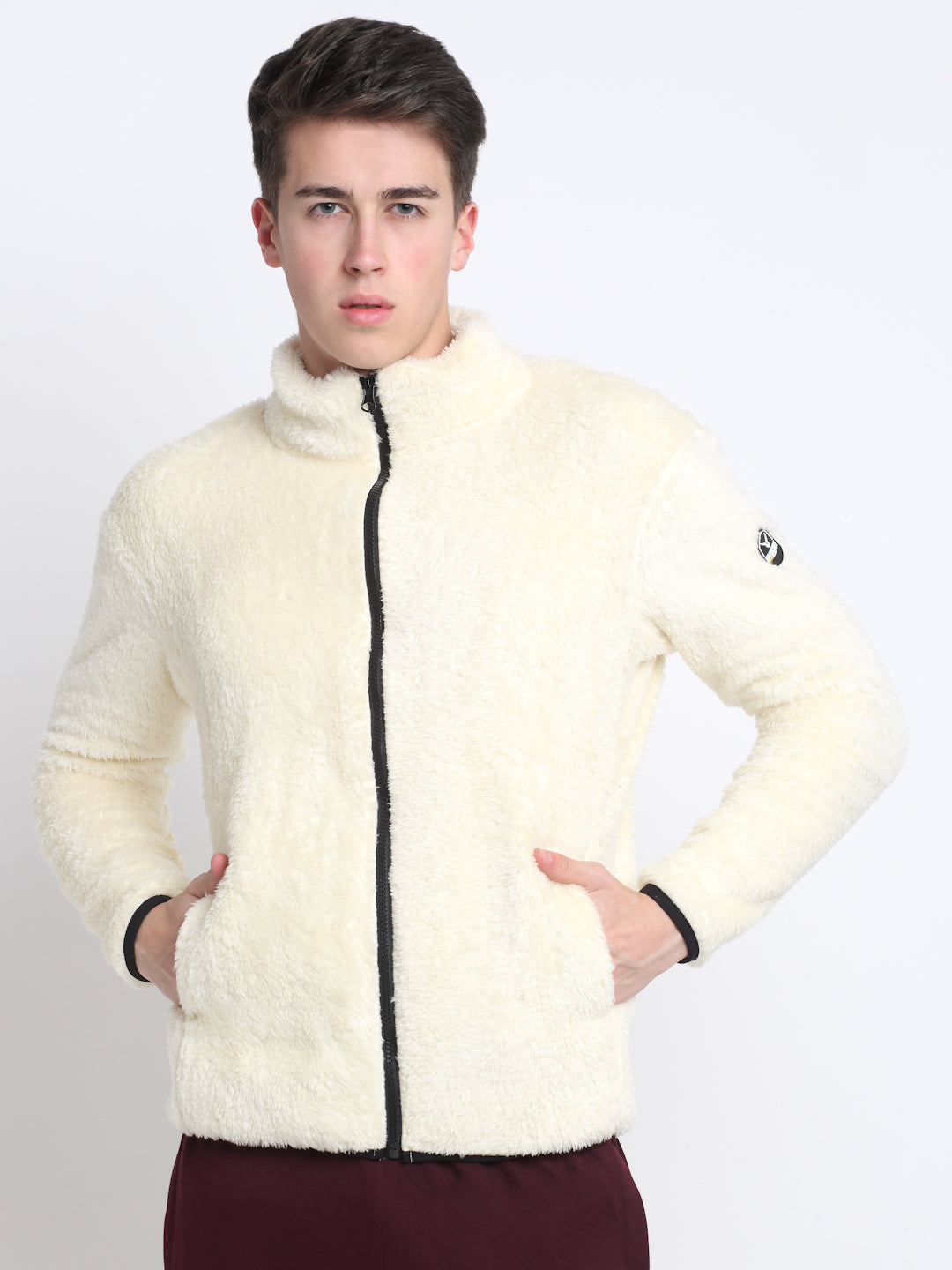 Invincible Men's Double Sherpa Jacket