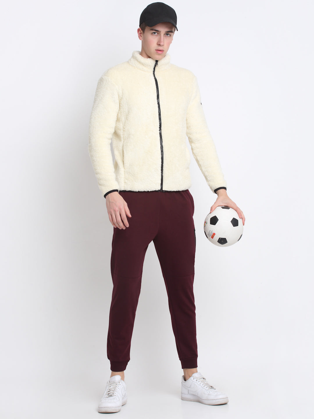 Invincible Men's Double Sherpa Jacket