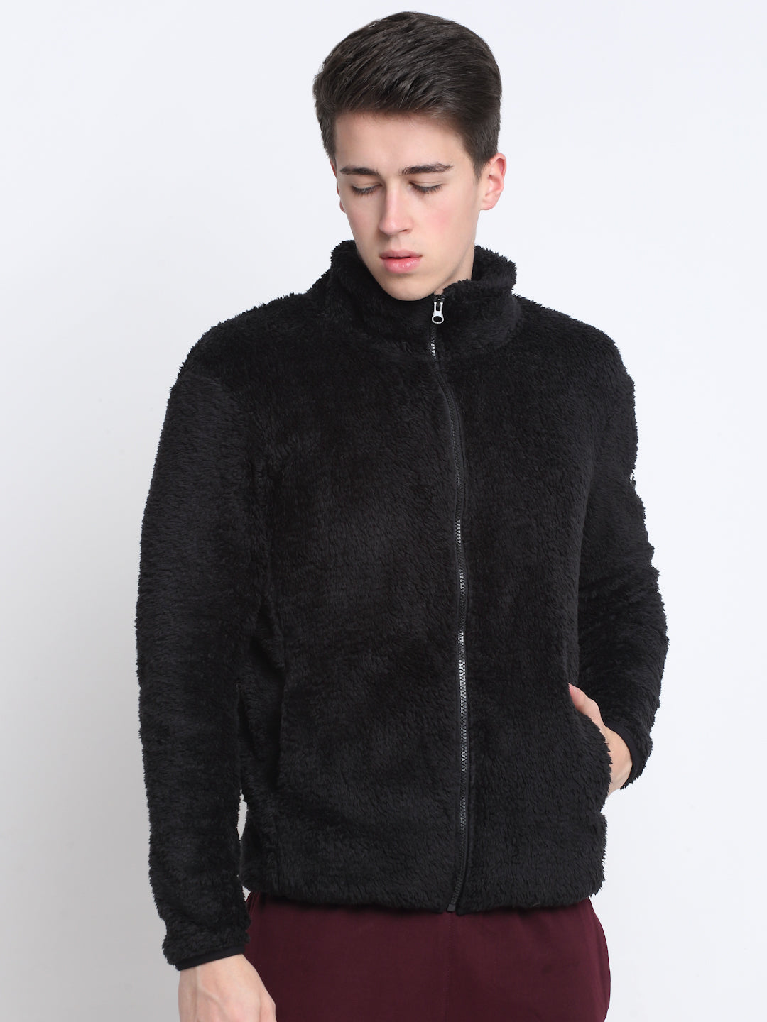 Invincible Men's Double Sherpa Jacket