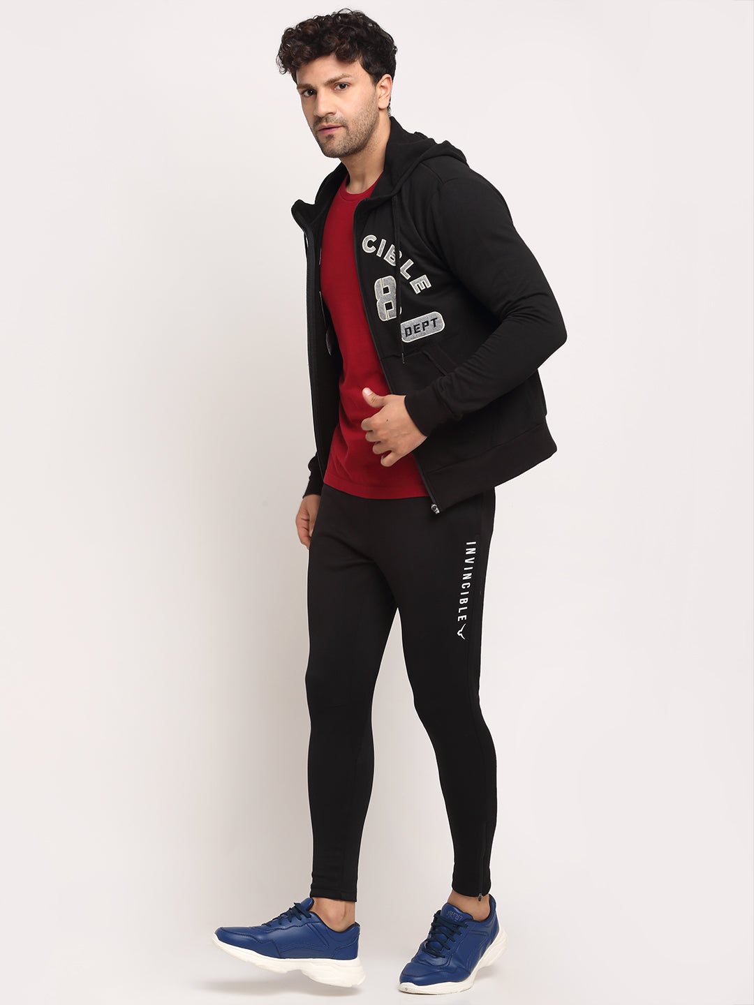 Invincible Men's Authentic Full Zip Hoody