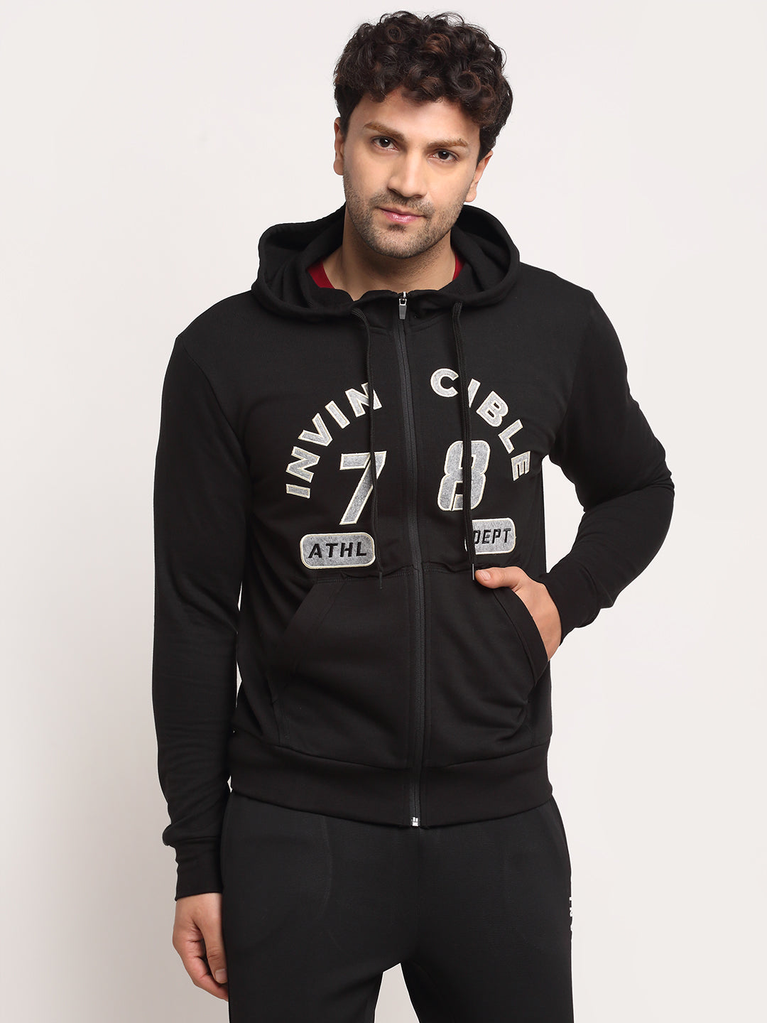Invincible Men's Authentic Full Zip Hoody