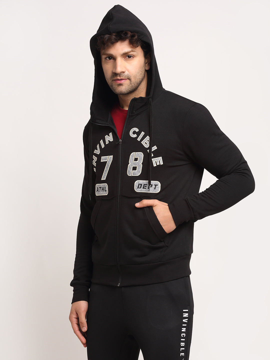Invincible Men's Authentic Full Zip Hoody