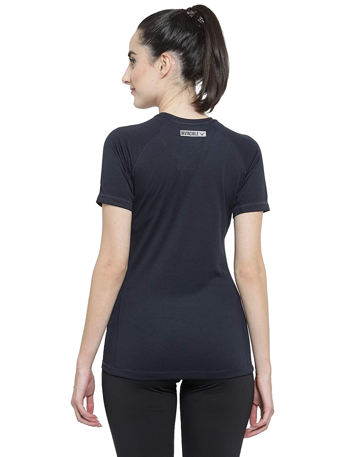 Invincible Women’s Gym Love Round Neck Workout T-Shirt