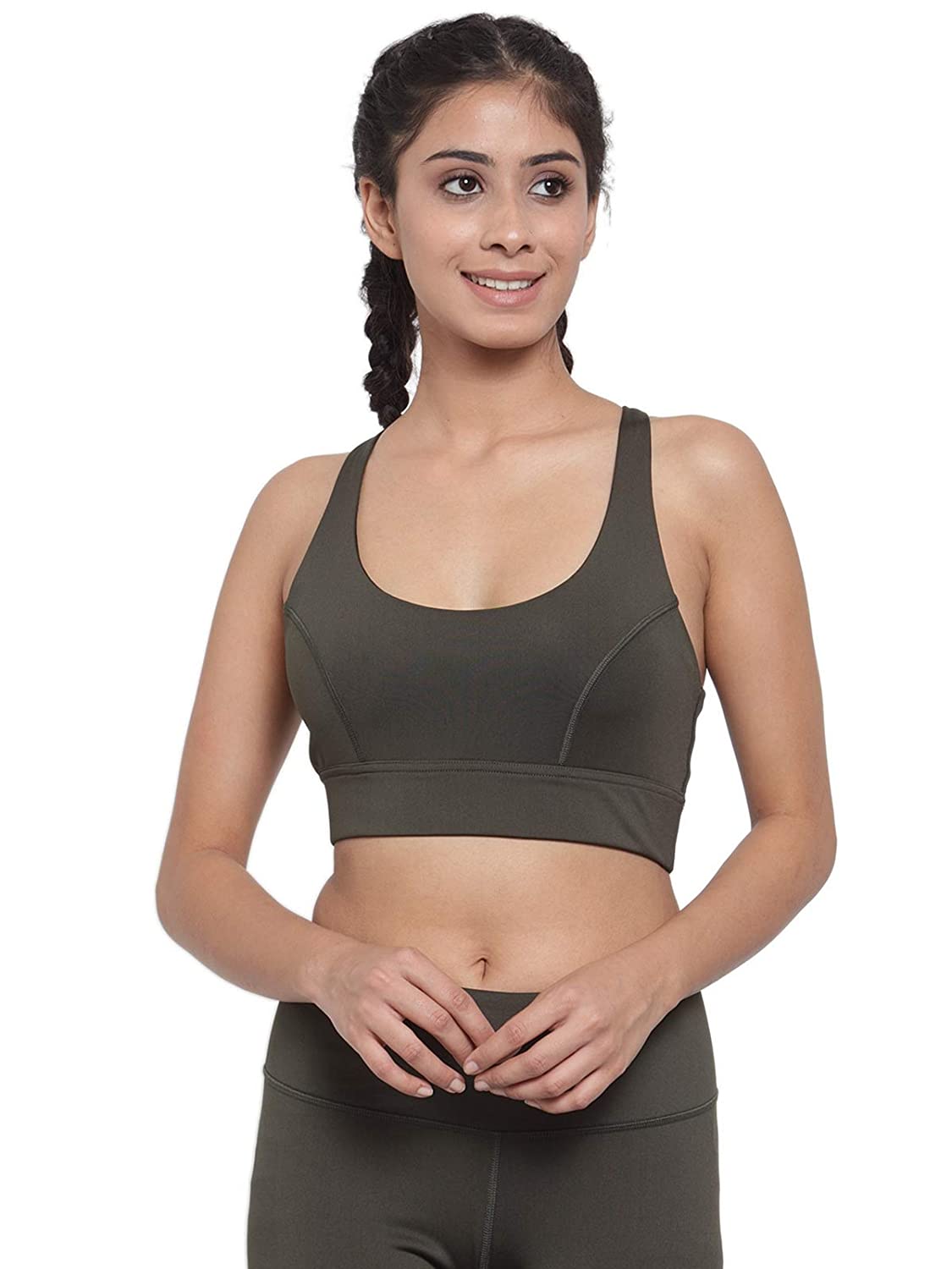 New Arrival High Support Cross Shoulder Strap Women's Sports Bras,  Removable Pads, Perfect For Outdoor & Indoor Sports, Comfortable