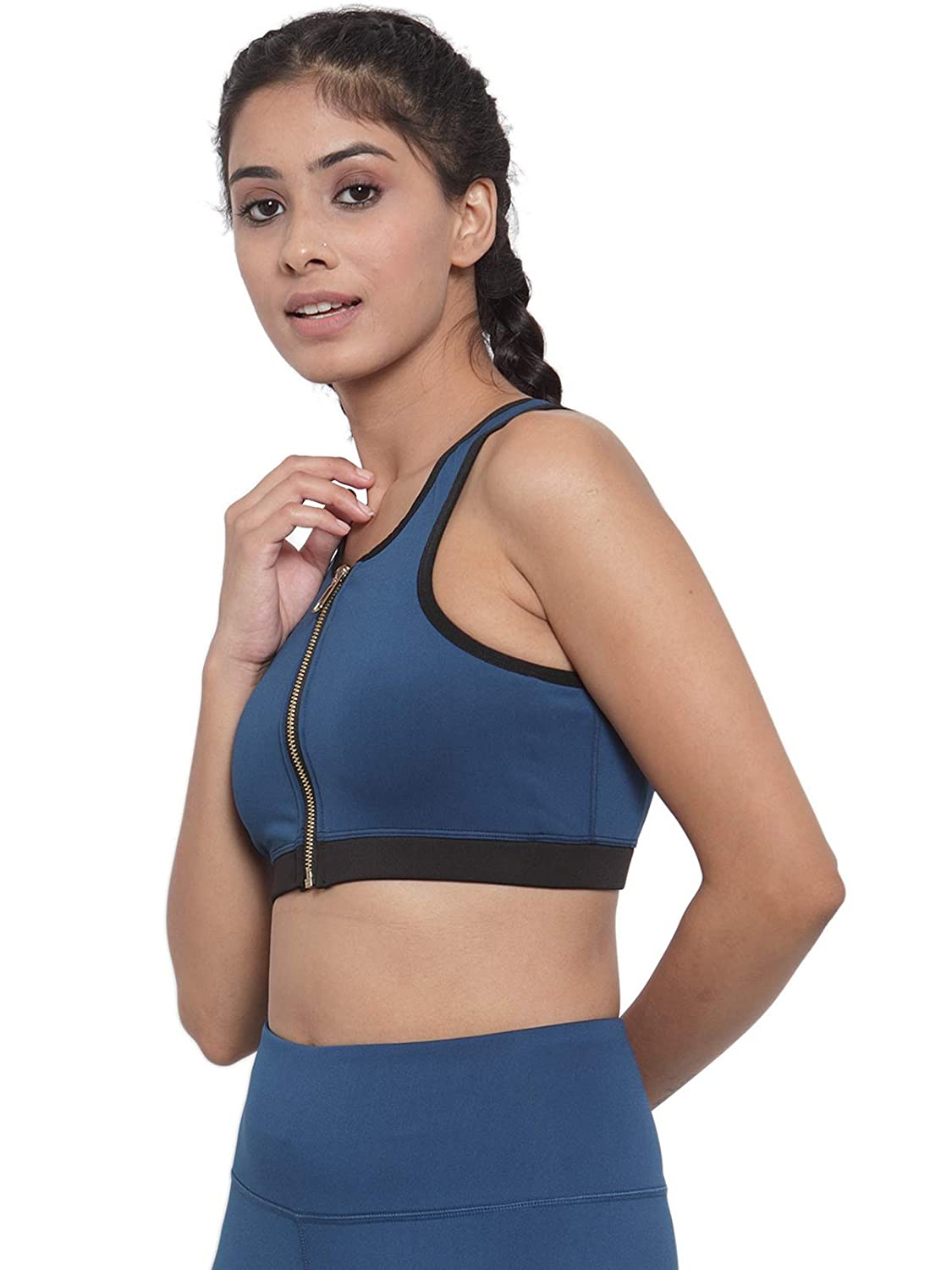 Champion Women's Spot Comfort Full Support Sports Bra, surf the web/ocean  Front blue, 38DD : : Clothing, Shoes & Accessories