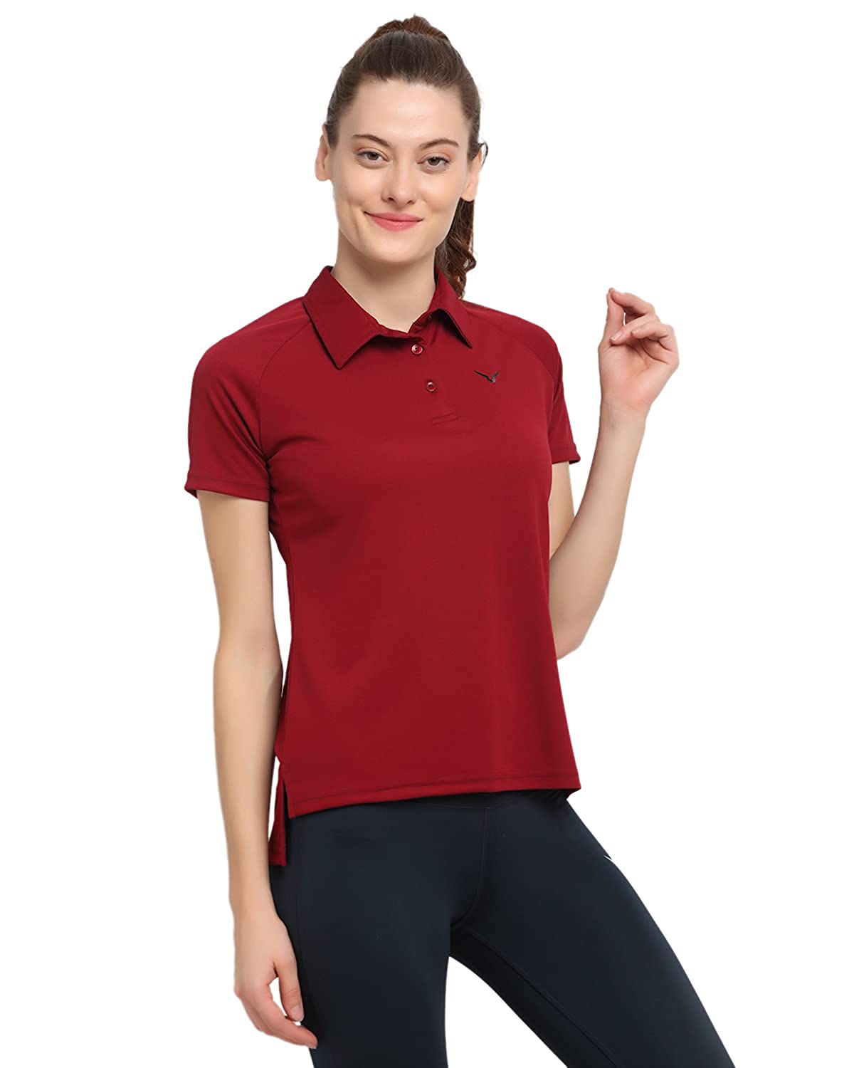 Invincible Women’s Raglan Polo T-Shirt