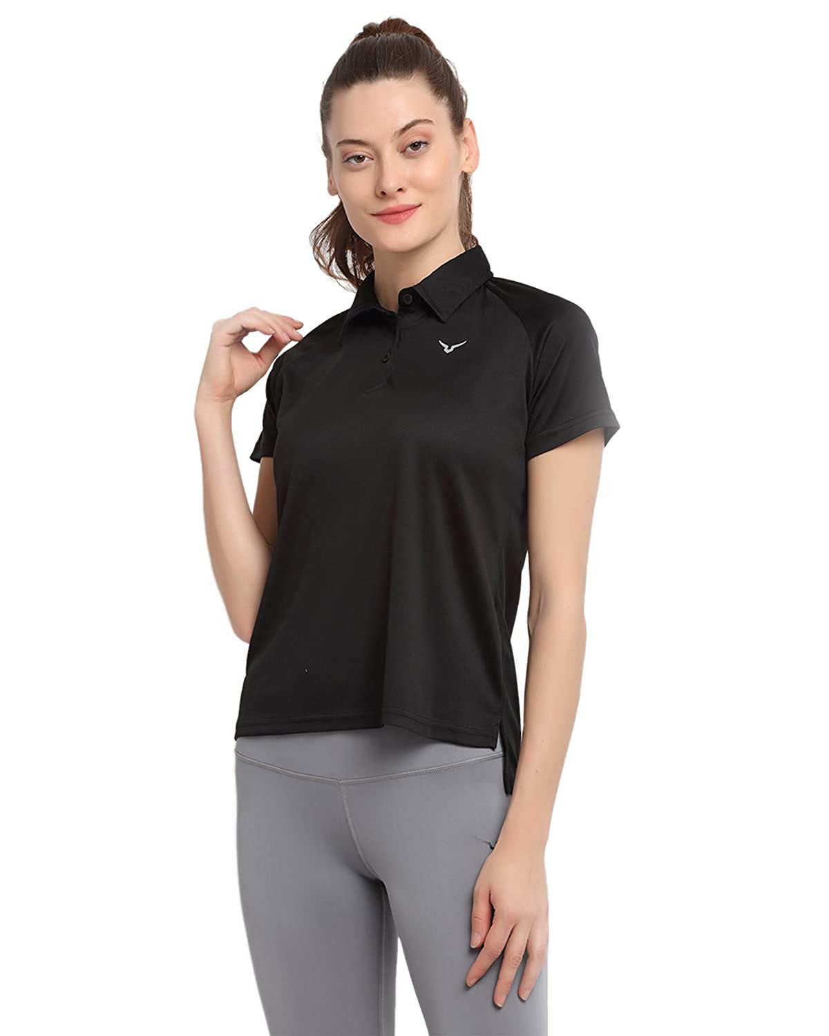 Invincible Women’s Raglan Polo T-Shirt