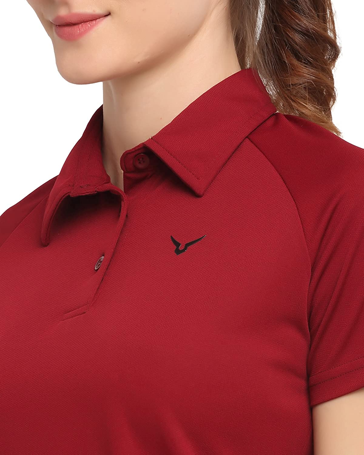 Invincible Women's Raglan Polo T-Shirt