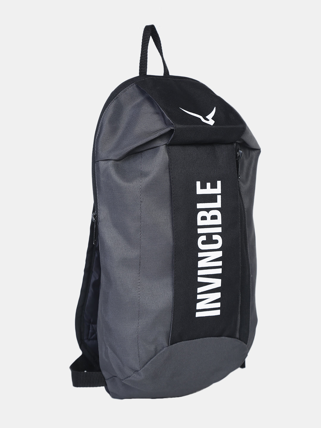 Invincible Polyester Running Bag Grey-Black 10 Litre Mini Back Pack