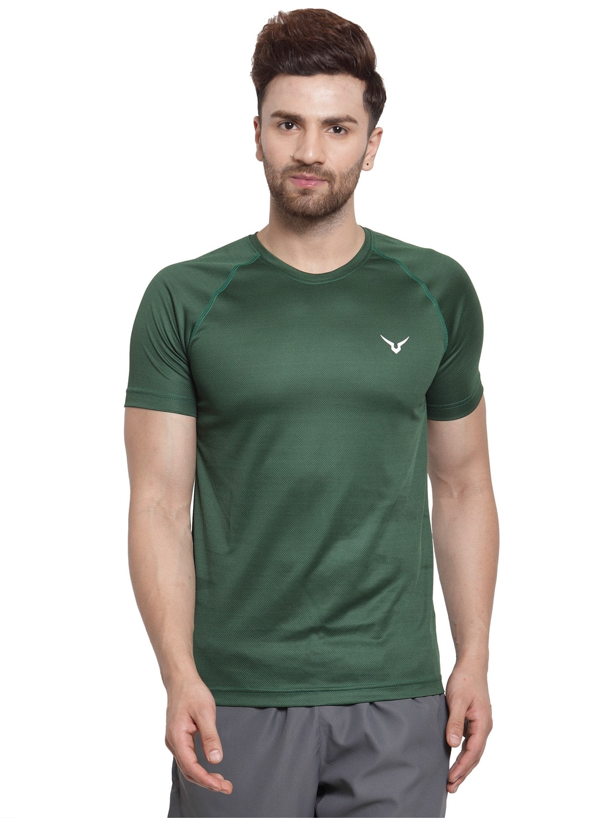 Invincible Men's Solid Training T-Shirt