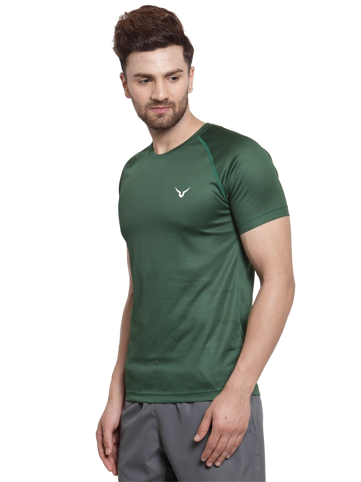 Invincible Men's Solid Training T-Shirt