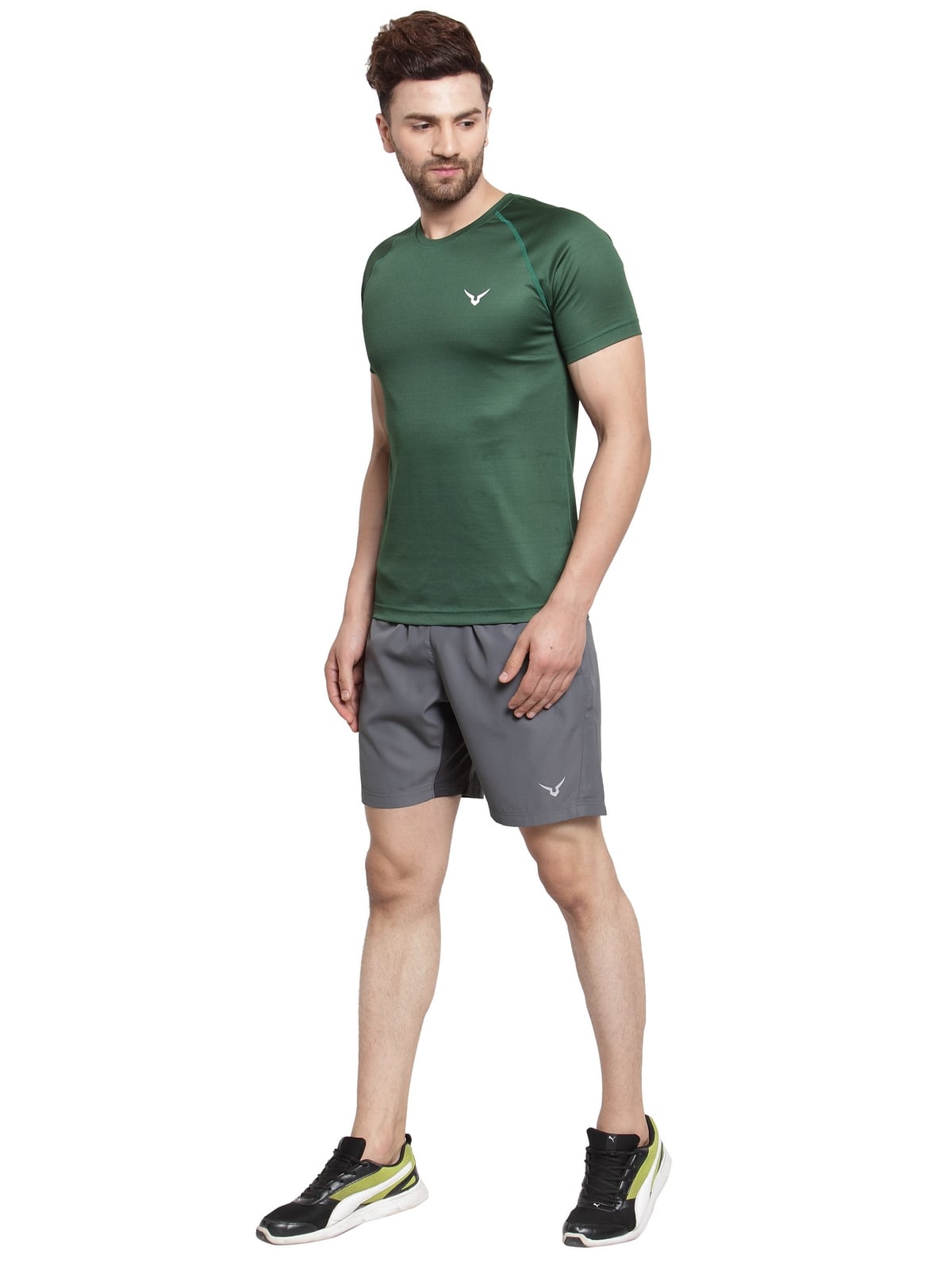 Invincible Men's Solid Training T-Shirt