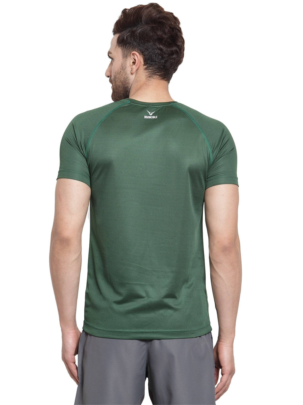 Invincible Men's Solid Training T-Shirt