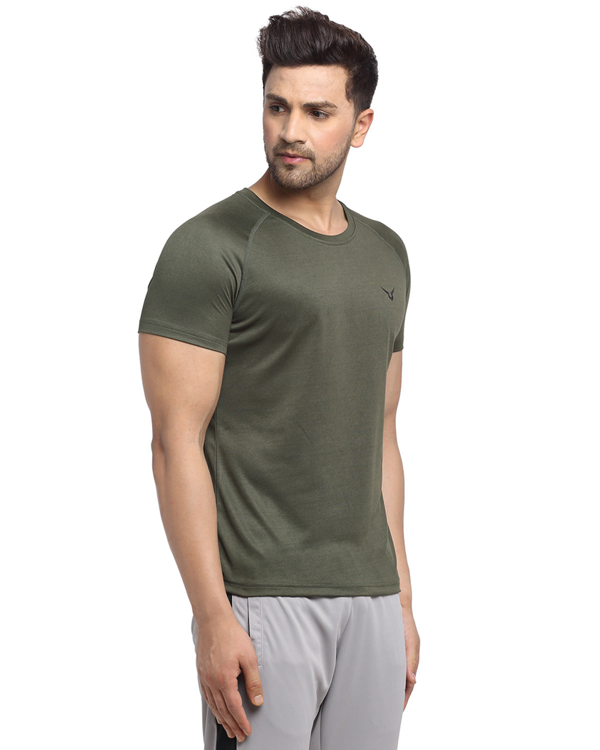 Invincible Men's Solid Training T-Shirt