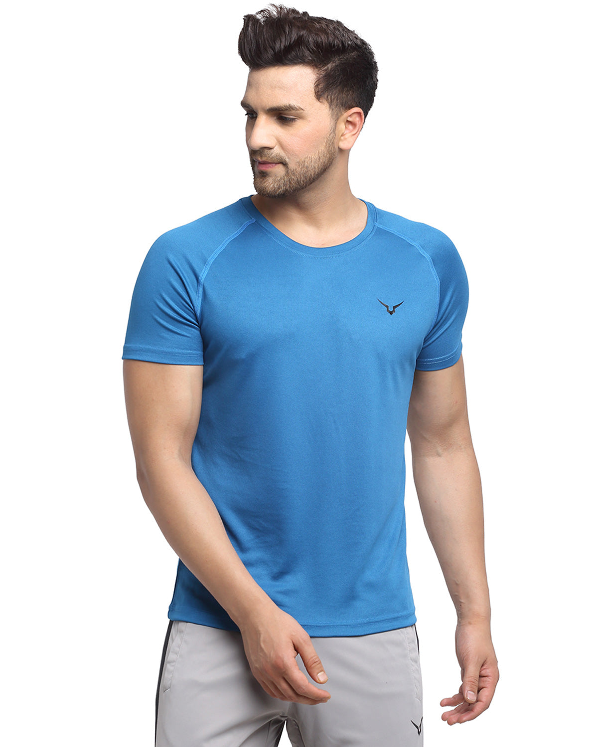 Invincible Men's Solid Training T-Shirt