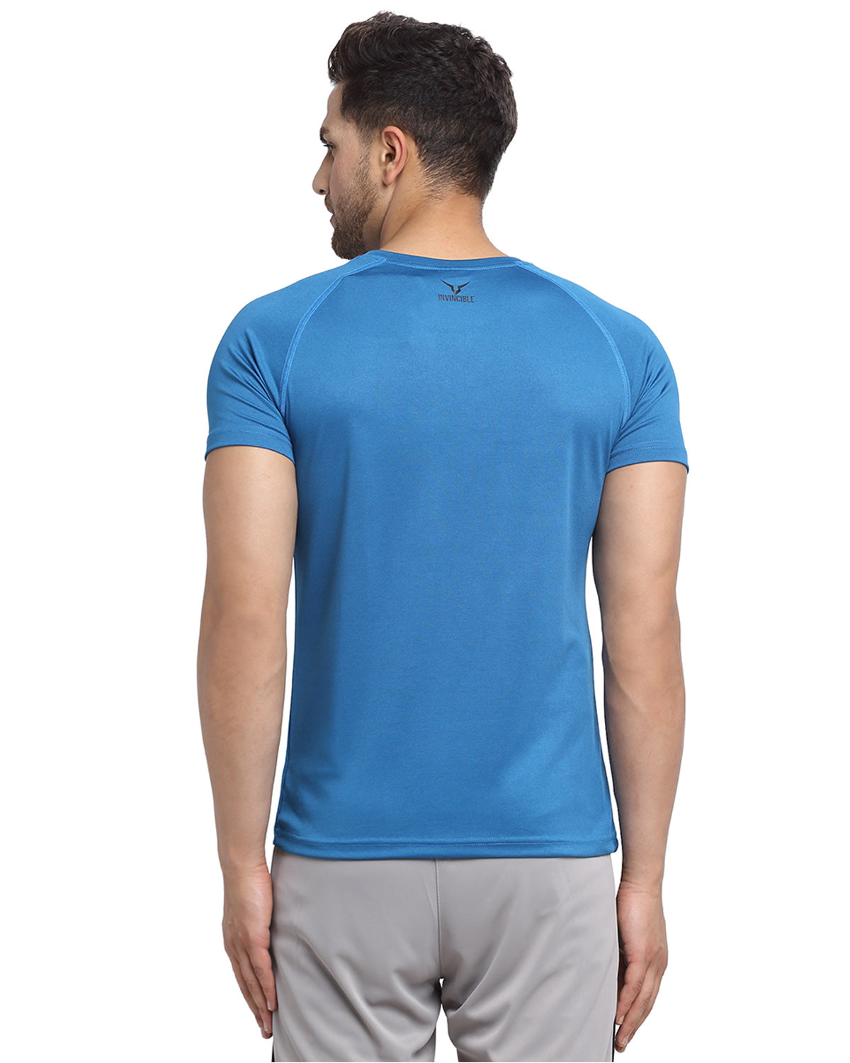 Invincible Men's Solid Training T-Shirt